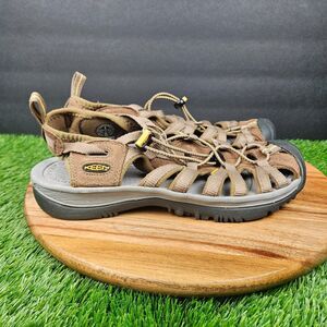 KEEN Whisper Sandals Womens Size 9 Brown Waterproof Closed Toe Hiking Drawstring